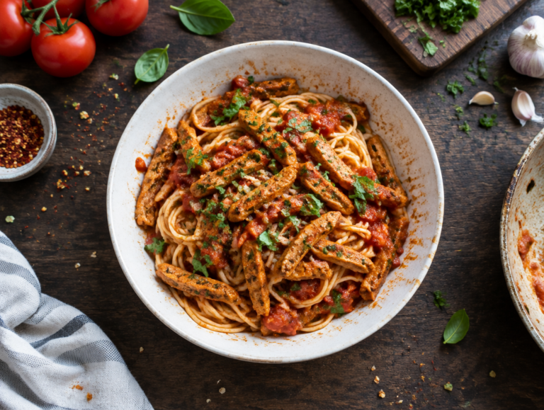 Pasta met sojavezels