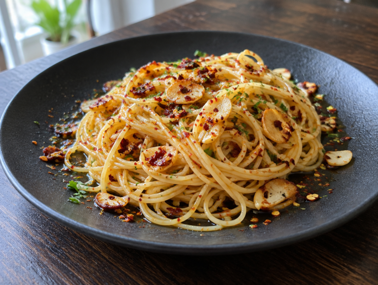 Spaghettini met duiveltjessaus