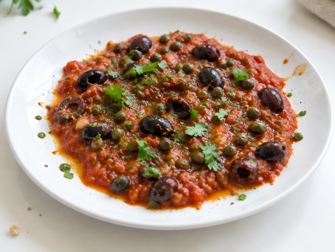 Sugo con olive