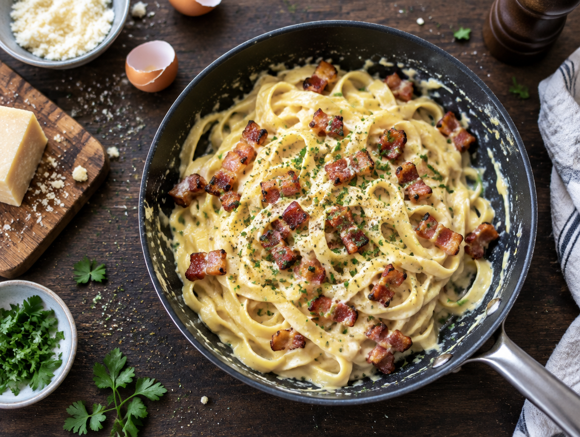Tagliatelle Carbonara