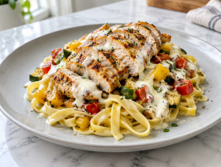 Tagliatelle met een kaassaus