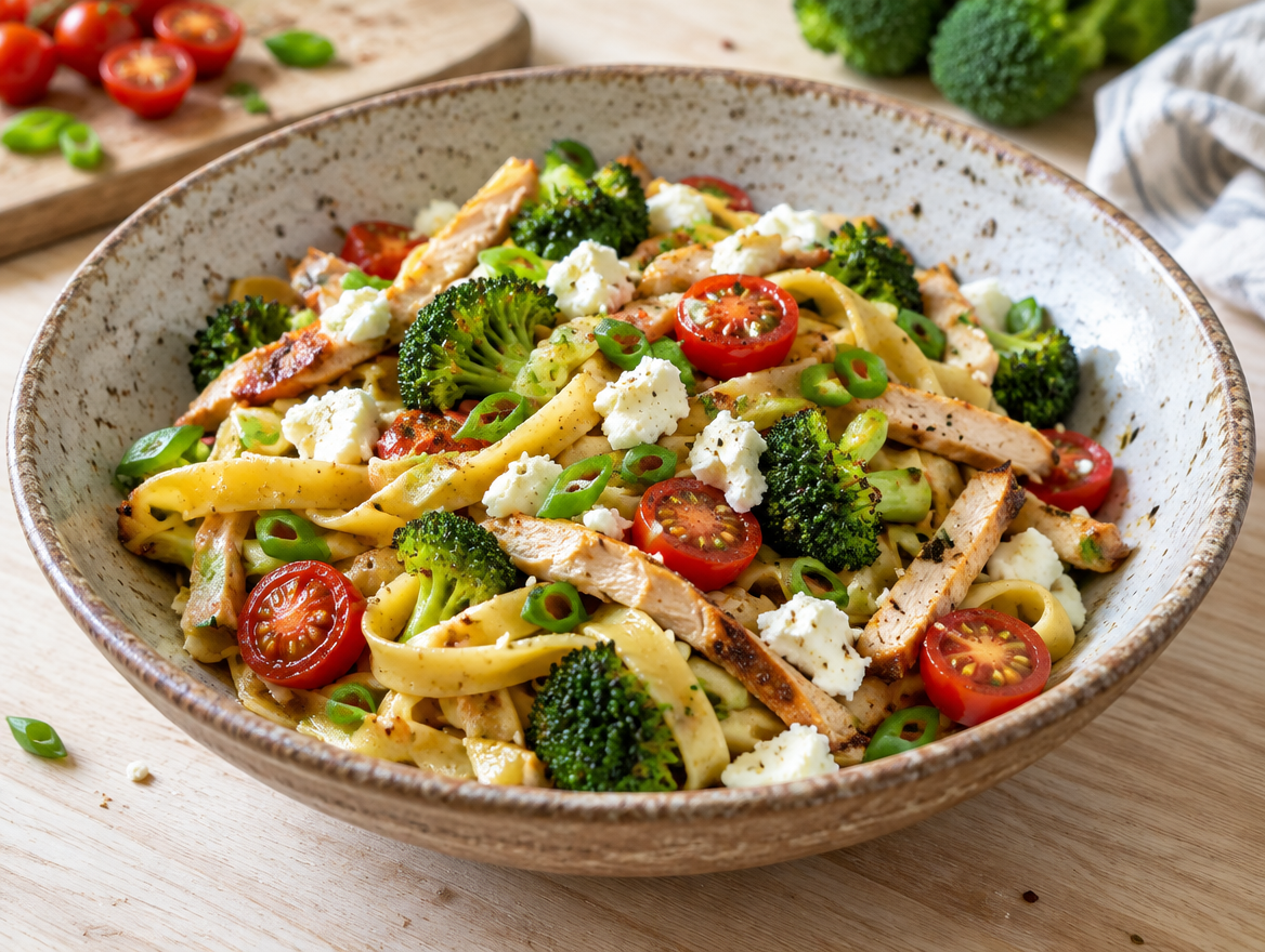 Tagliatelle met mozzarella
