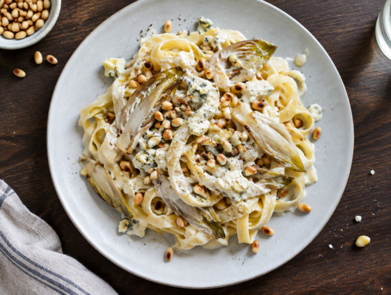 Tagliatelle met witlof