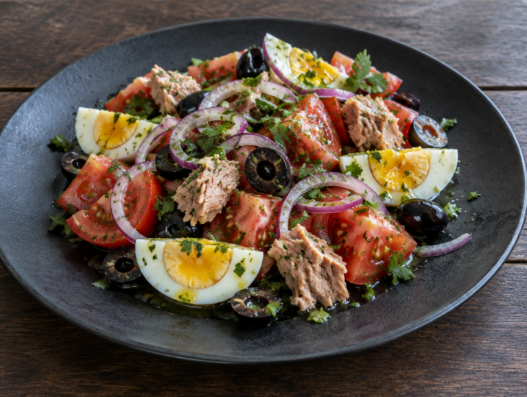 Tomatensalade met tonijn