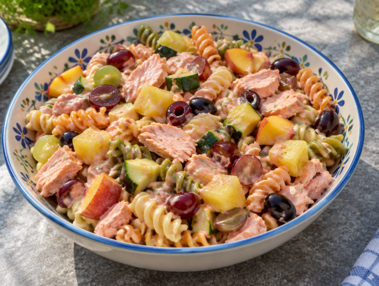 Zalm-pastasalade