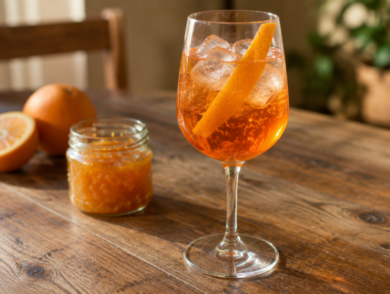 Alcoholvrije spritz met bittere sinaasappel: bitter zonder alcohol