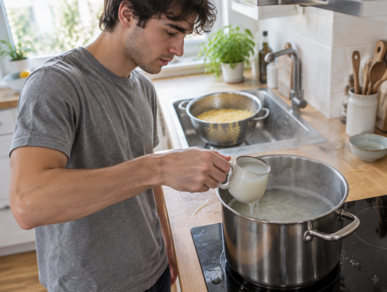 Pastawater gebruiken: waarom je het bewaart en hoe het werkt