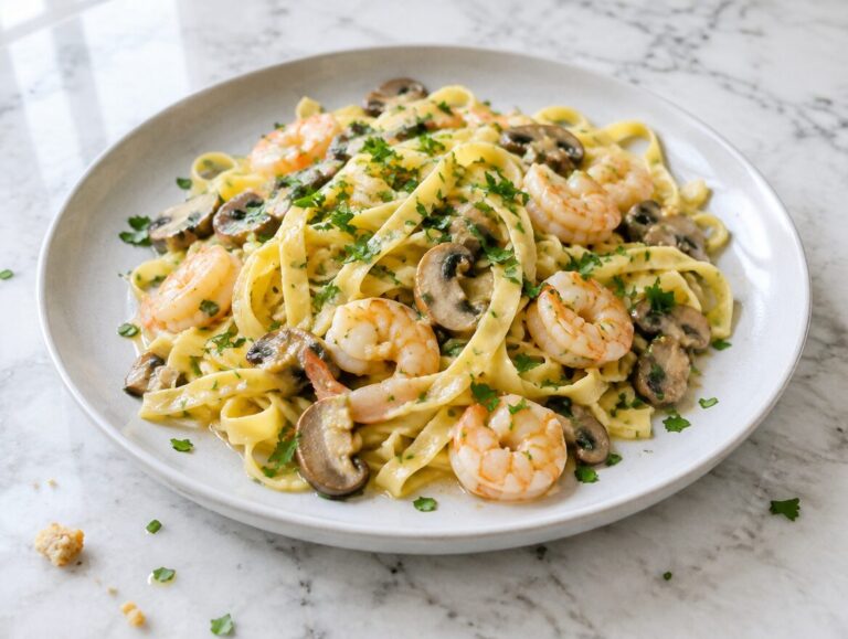 Tagliatelle met garnalen