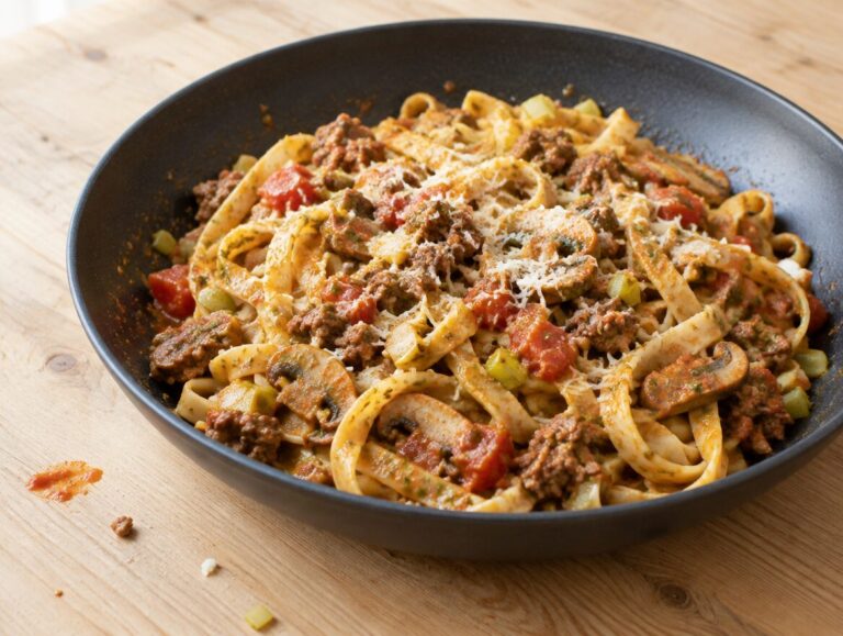 Tagliatelle met tartaar