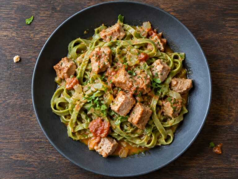 Tagliatelle met varkensvlees