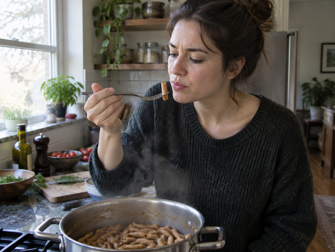 Kook volkoren pasta met iets meer geduld